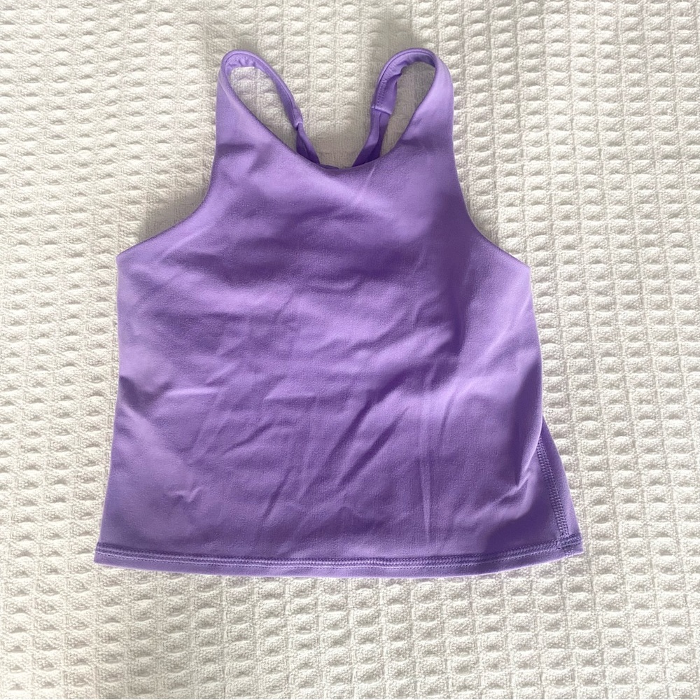All in Motion purple Tank Top girls size 8